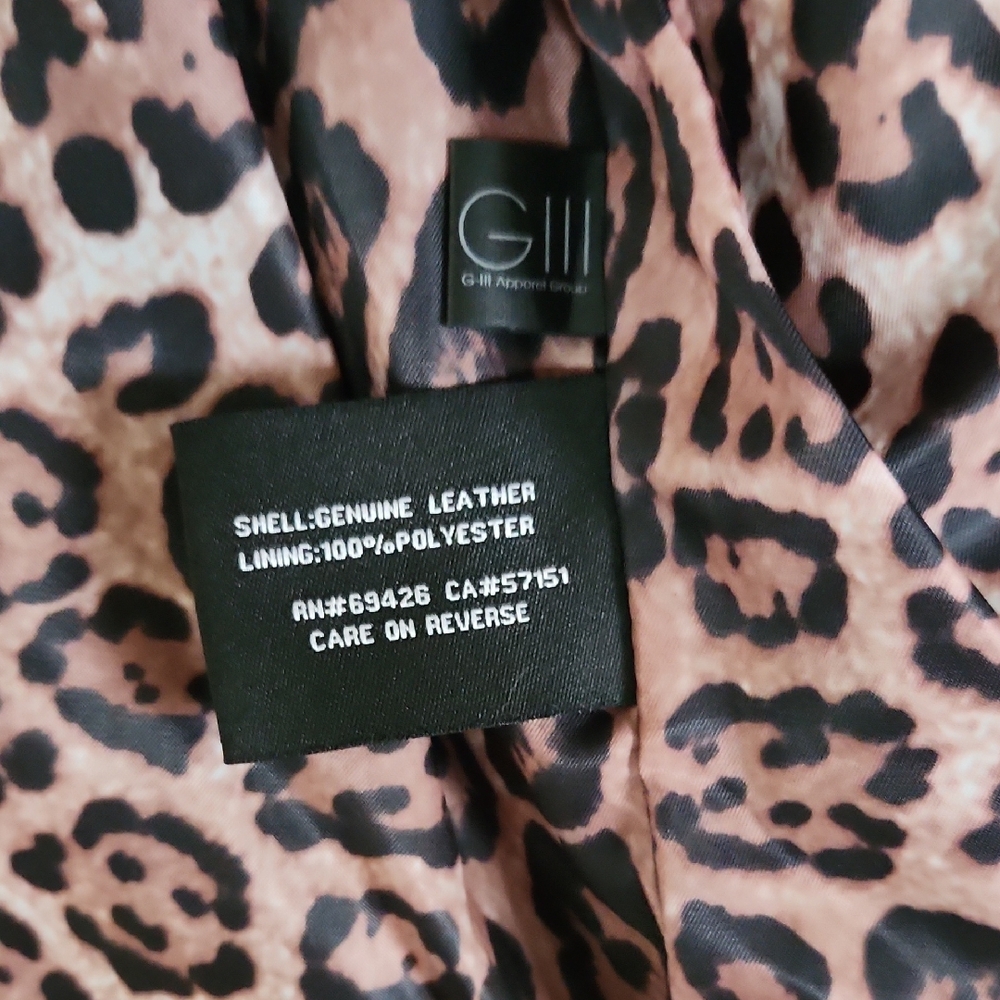 Black Rivet Brown Leather Jacket - Picture 3 of 6